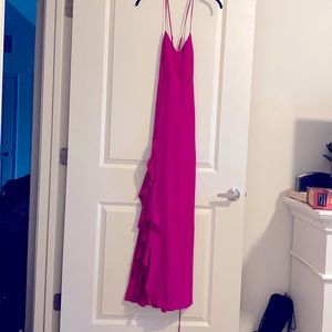 Lulus magenta high low dress